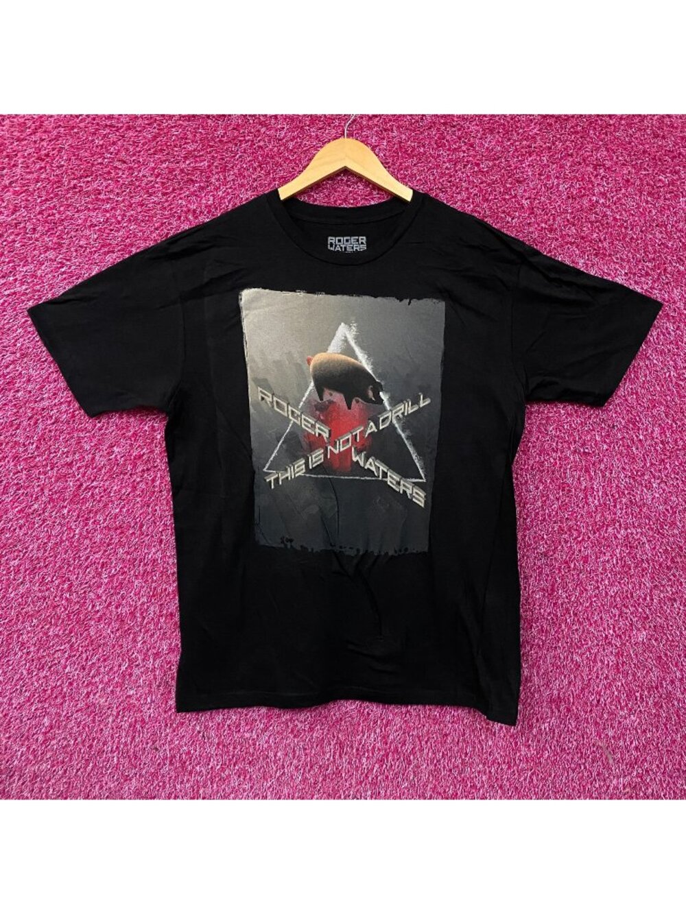 Roger Waters This Is Not A Drill 2022 Tour Rock T-Shirt Large